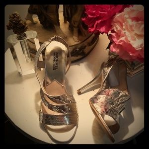 Michael Kors sequin sandals